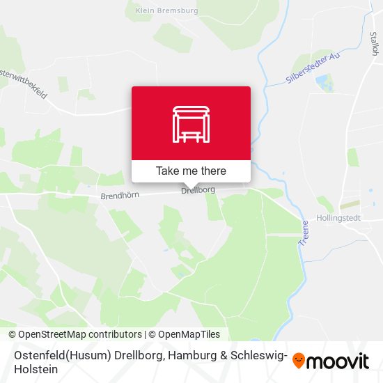 Ostenfeld(Husum) Drellborg map