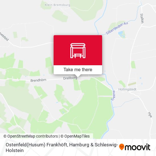 Ostenfeld(Husum) Frankhöft map