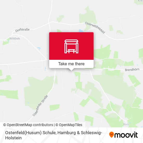 Карта Ostenfeld(Husum) Schule