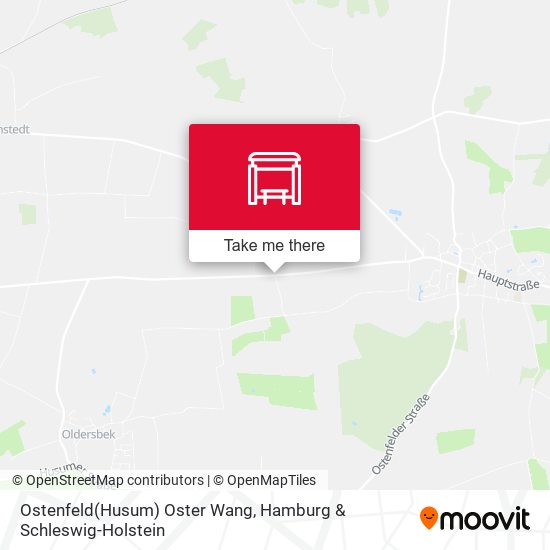 Ostenfeld(Husum) Oster Wang map
