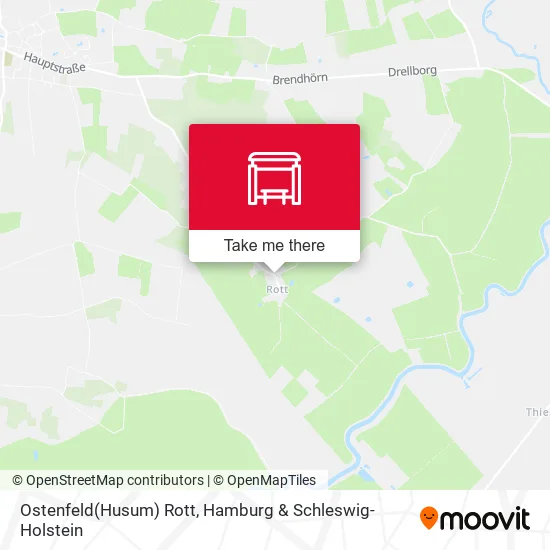 Карта Ostenfeld(Husum) Rott