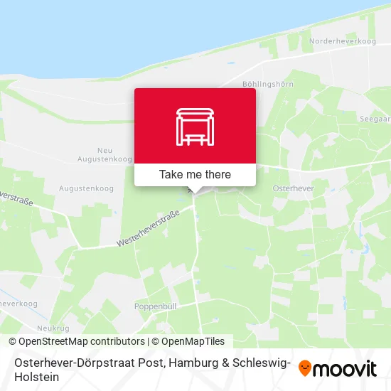 Карта Osterhever-Dörpstraat Post