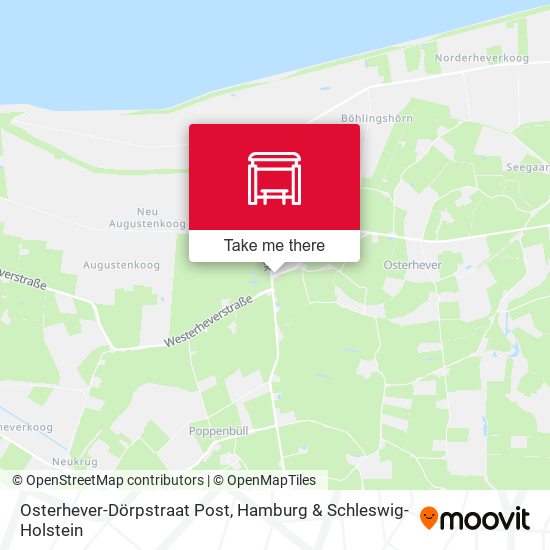 Osterhever-Dörpstraat Post map