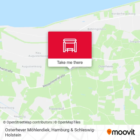 Карта Osterhever Möhlendiek