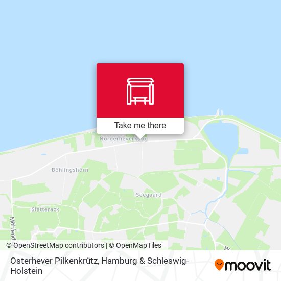 Osterhever Pilkenkrütz map