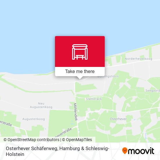 Osterhever Schäferweg map