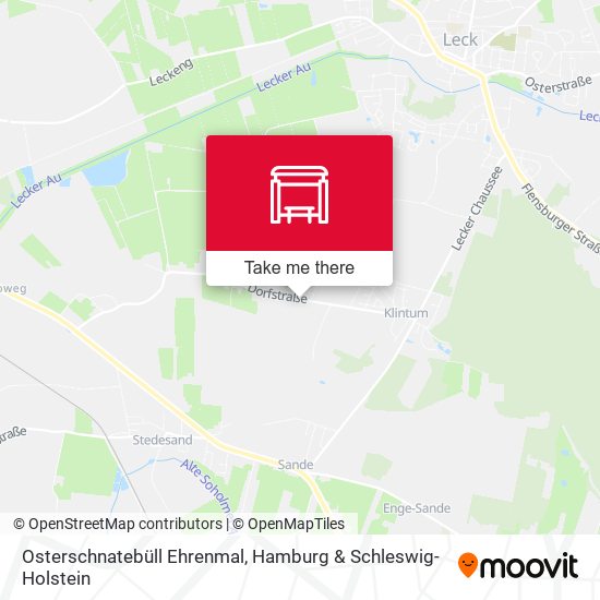 Osterschnatebüll Ehrenmal map