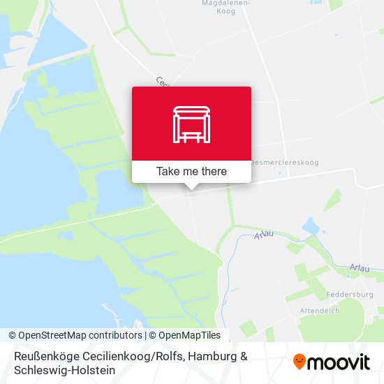 Reußenköge Cecilienkoog/Rolfs map