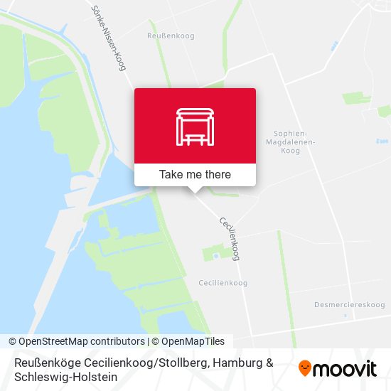 Reußenköge Cecilienkoog / Stollberg map