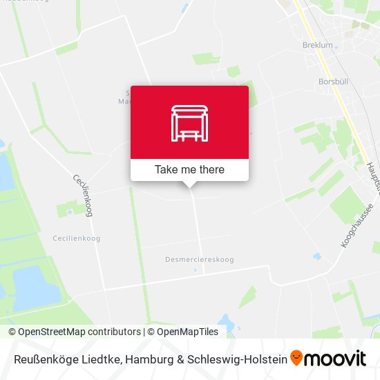 Reußenköge Liedtke map