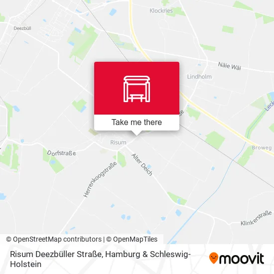 Карта Risum Deezbüller Straße