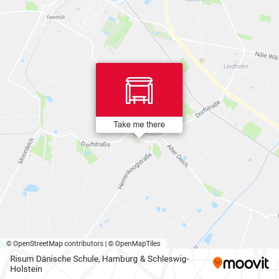 Risum Dänische Schule map