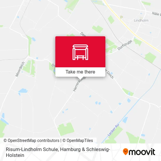 Risum-Lindholm Schule map