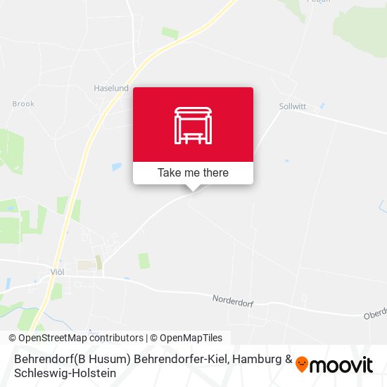 Behrendorf(B Husum) Behrendorfer-Kiel map
