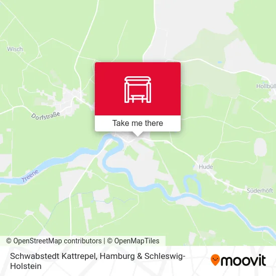 Карта Schwabstedt Kattrepel