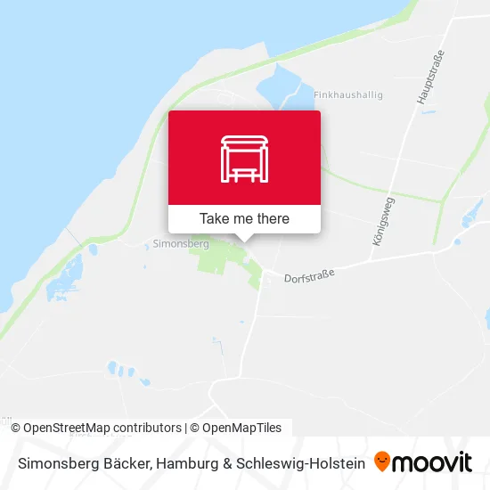 Карта Simonsberg Bäcker