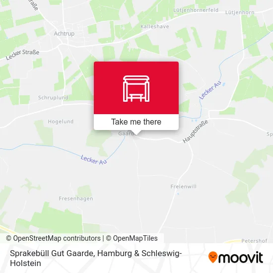 Карта Sprakebüll Gut Gaarde
