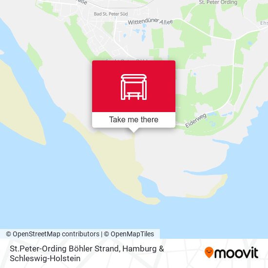 St.Peter-Ording Böhler Strand map