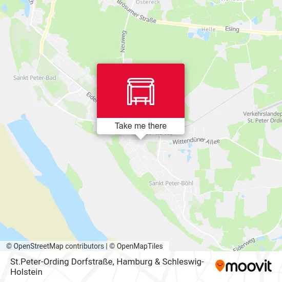 Карта St.Peter-Ording Dorfstraße