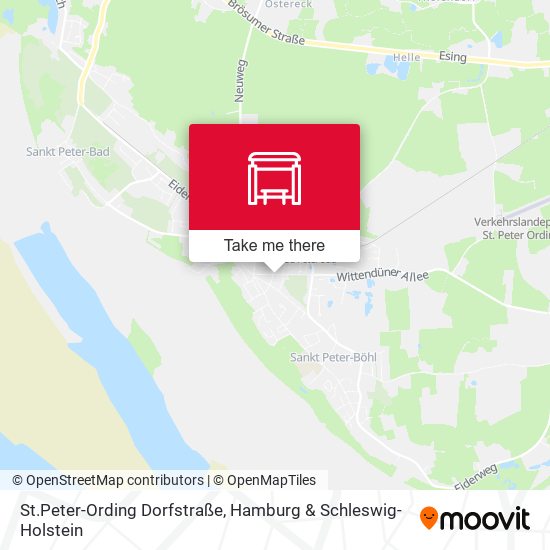 St.Peter-Ording Dorfstraße map