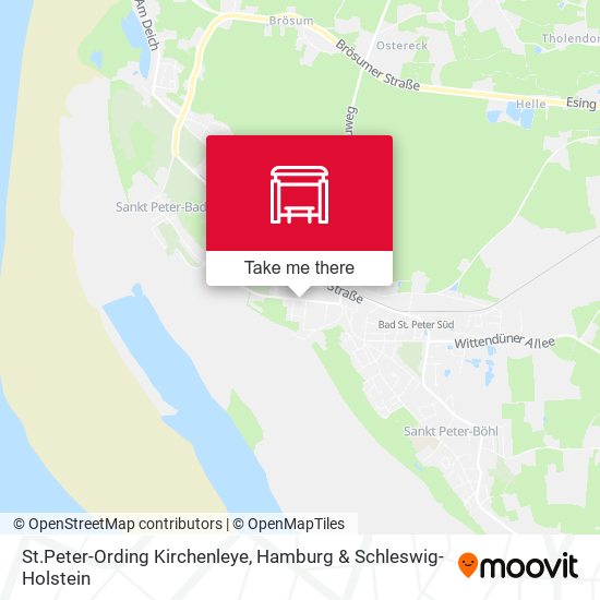 St.Peter-Ording Kirchenleye map