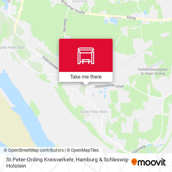 St.Peter-Ording Kreisverkehr map