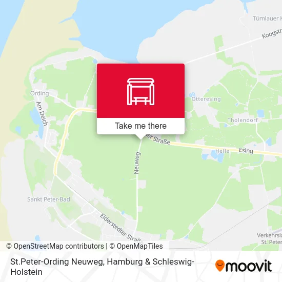Карта St.Peter-Ording Neuweg