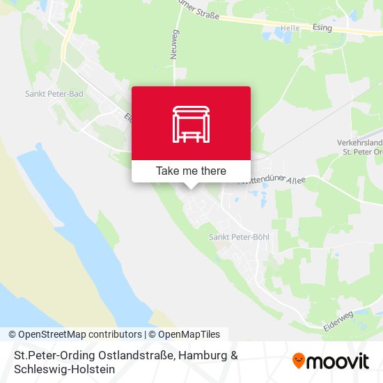 St.Peter-Ording Ostlandstraße map