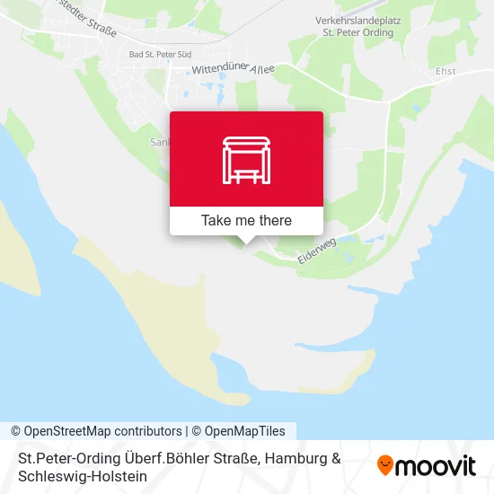 Карта St.Peter-Ording Überf.Böhler Straße