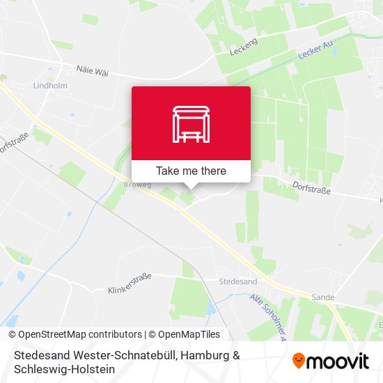 Stedesand Wester-Schnatebüll map