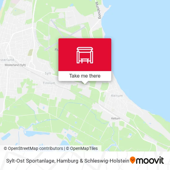 Карта Sylt-Ost Sportanlage