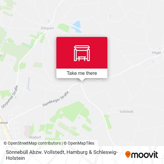Sönnebüll Abzw. Vollstedt map