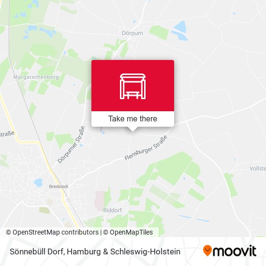 Sönnebüll Dorf map