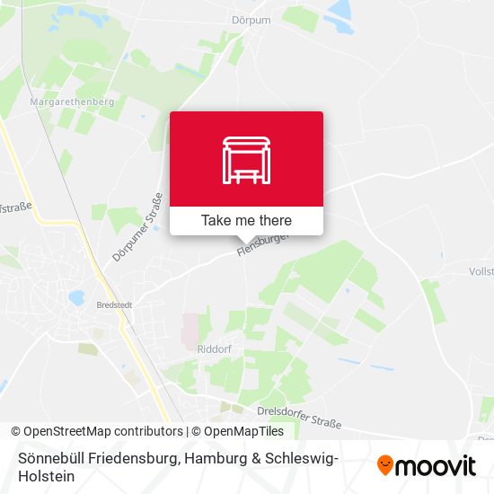 Sönnebüll Friedensburg map