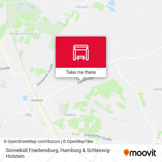 Sönnebüll Friedensburg map