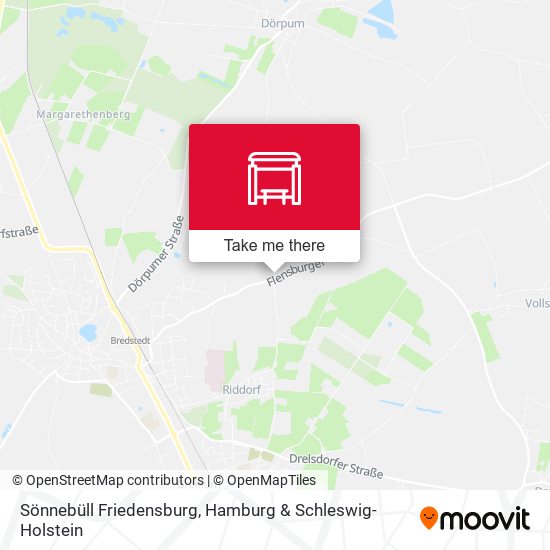 Sönnebüll Friedensburg map