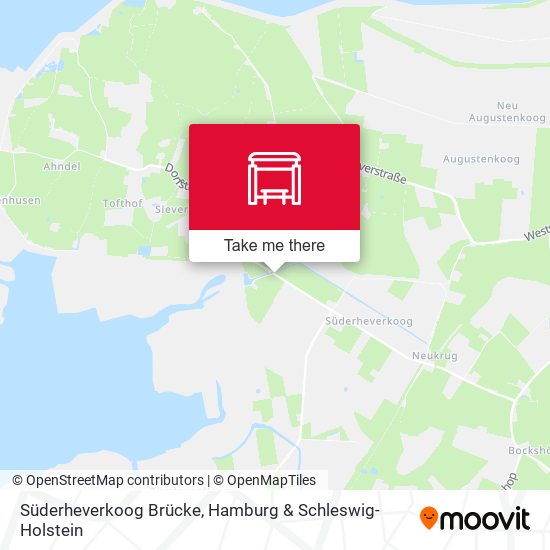 Süderheverkoog Brücke map