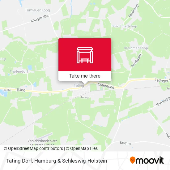 Карта Tating Dorf