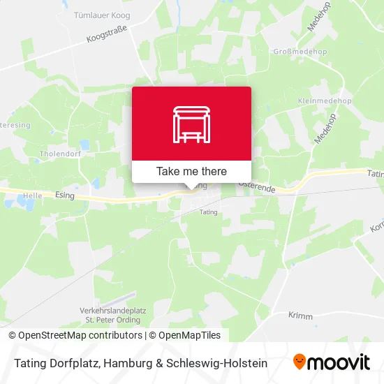 Карта Tating Dorfplatz