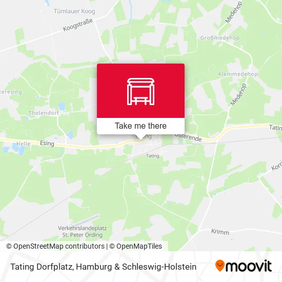 Карта Tating Dorfplatz