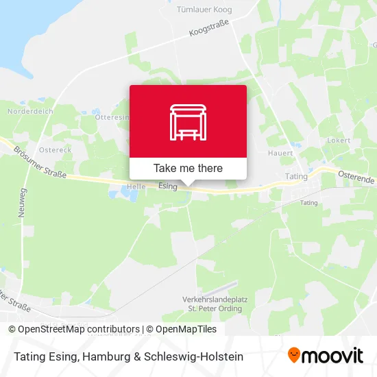 Карта Tating Esing