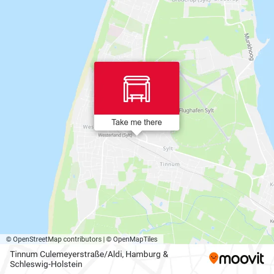 Карта Tinnum Culemeyerstraße/Aldi
