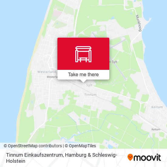 Tinnum Einkaufszentrum map