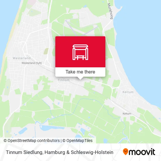 Карта Tinnum Siedlung
