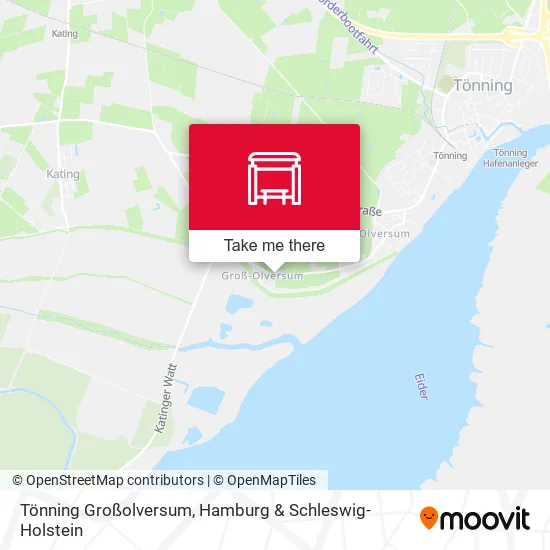 Карта Tönning Großolversum