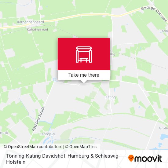 Tönning-Kating Davidshof map