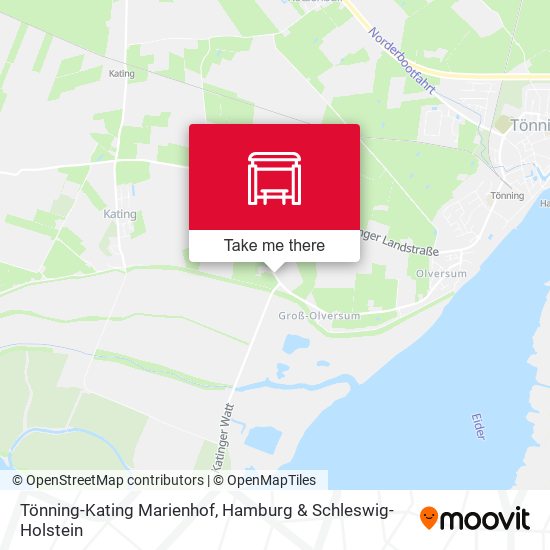 Tönning-Kating Marienhof map