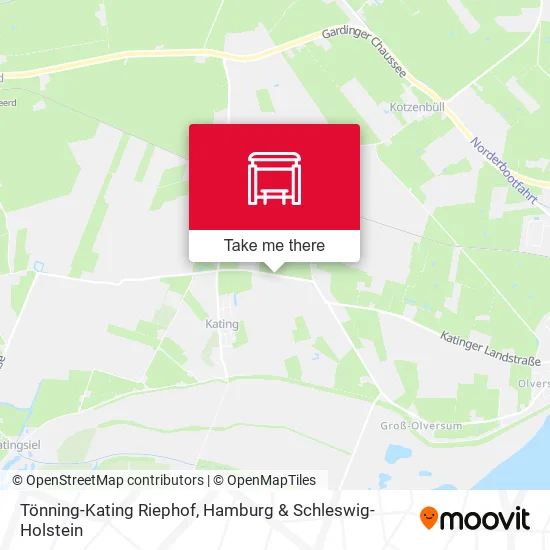 Карта Tönning-Kating Riephof