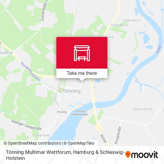 Tönning Multimar Wattforum map