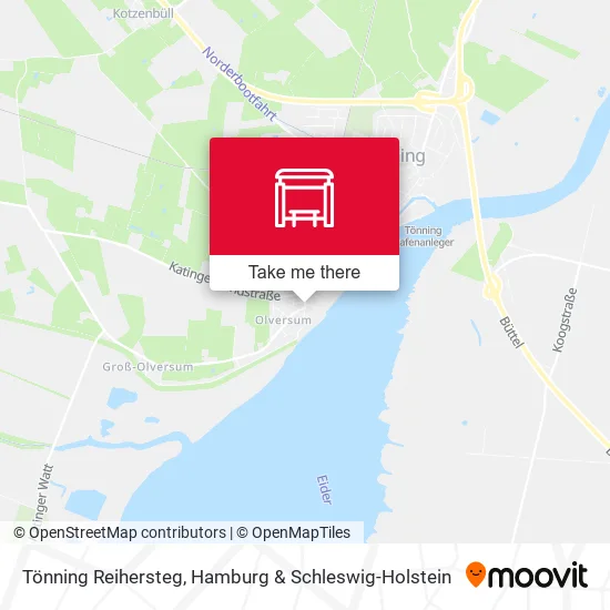Карта Tönning Reihersteg